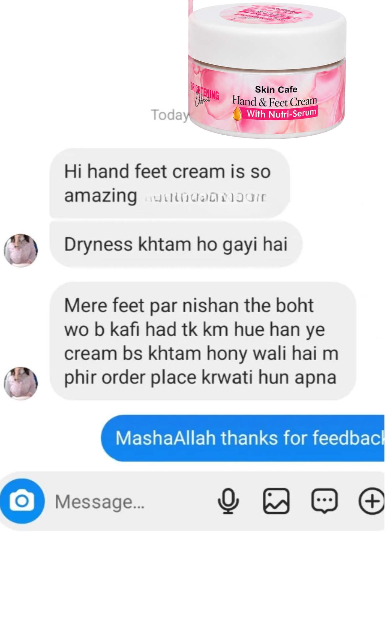 HAND FEET WHITENING CREAM (7 DAYS GURRANTTEE RESULTS )
