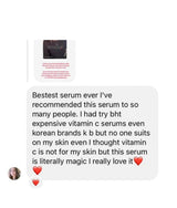 ANTI ACNE & GLOWING SERUM VITAMIN C + E