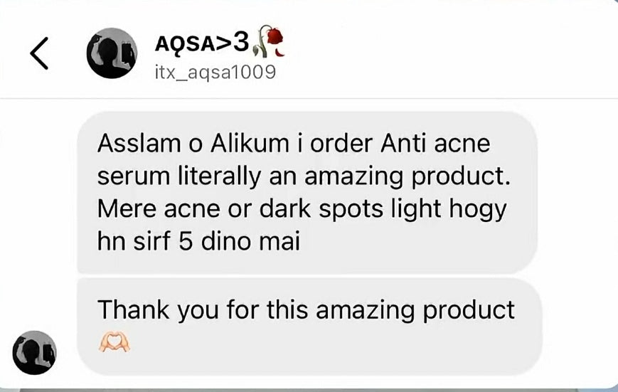 ANTI ACNE  SERUM REMOVE ACNE IN 3 DAYS !