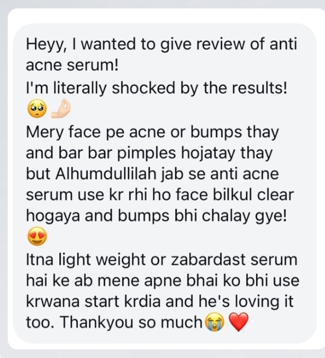 ANTI ACNE  SERUM REMOVE ACNE IN 3 DAYS !