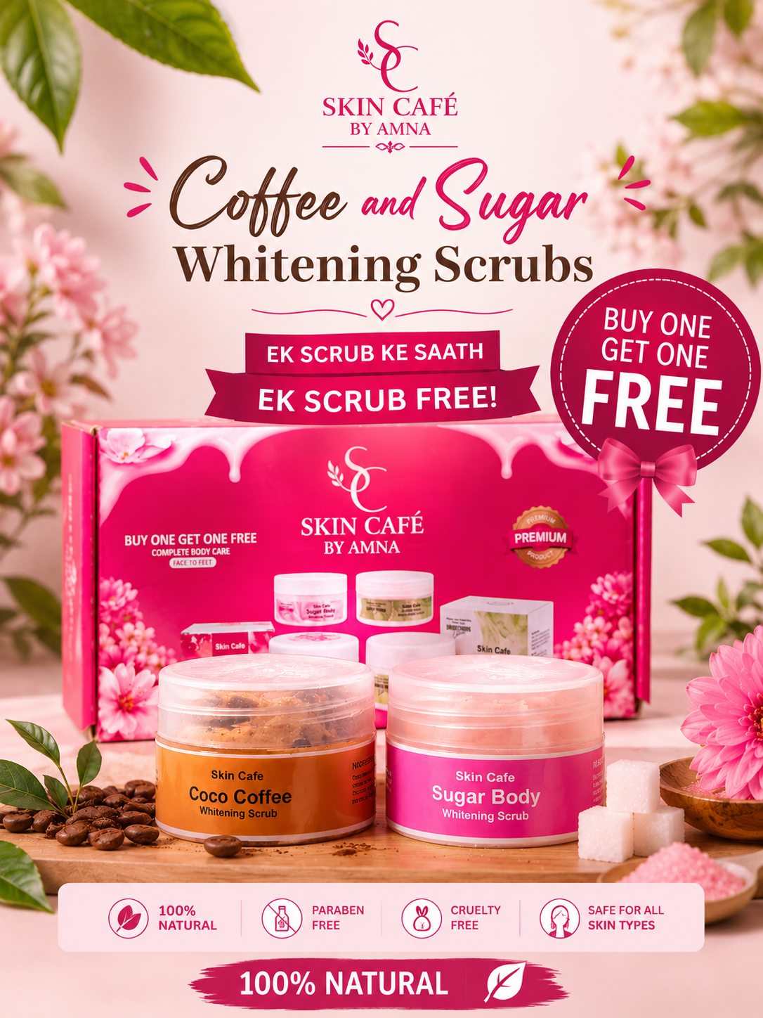 Full Body Sugar & Coffee Scrub Bundle