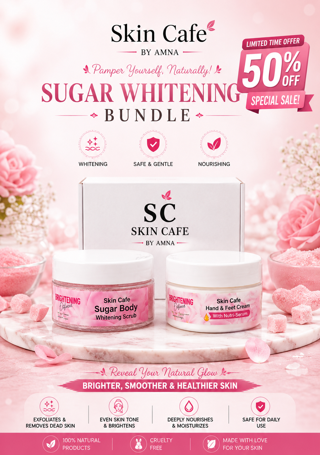 HAND FEET & BODY WHITENING BUNDLE