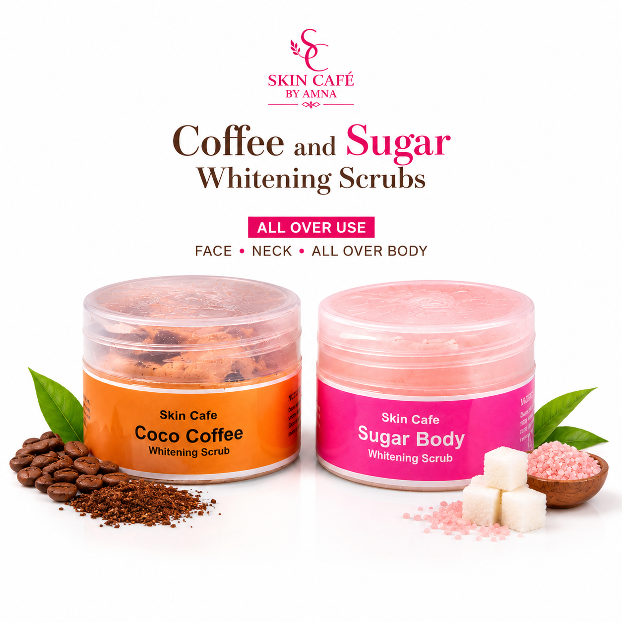 Full Body Sugar & Coffee Scrub Bundle