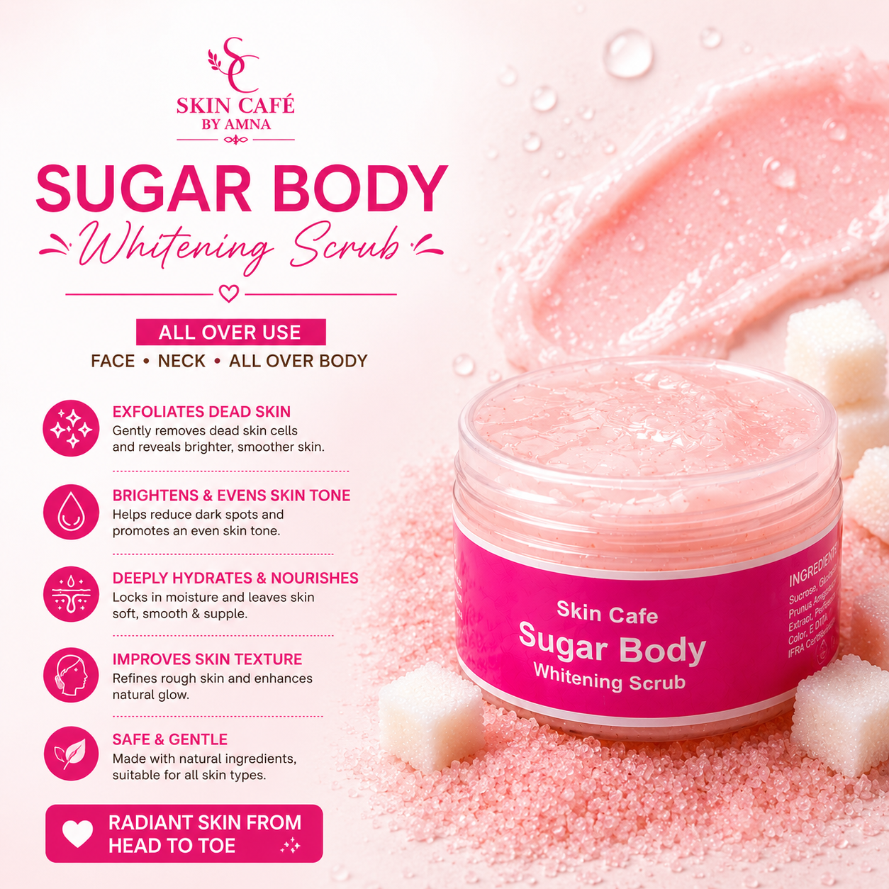 Full Body Sugar & Coffee Scrub Bundle