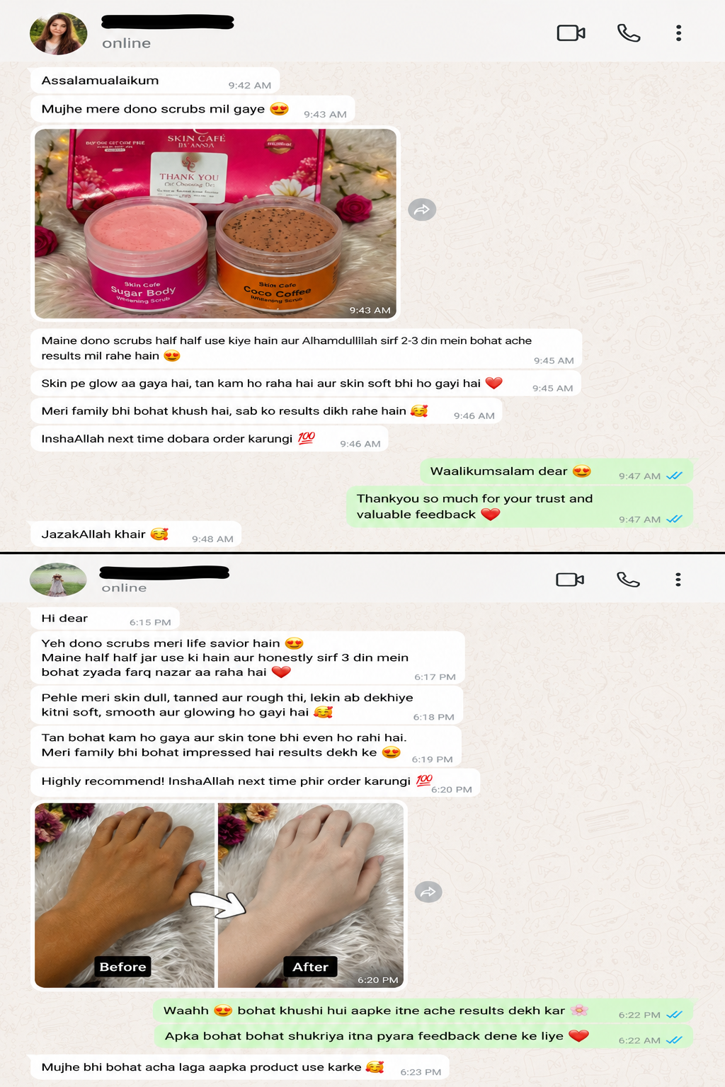Full Body Sugar & Coffee Scrub Bundle