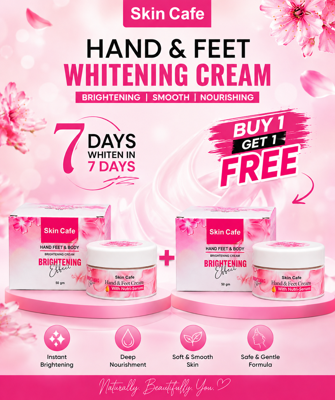HAND FEET WHITENING CREAM (7 DAYS GURRANTTEE RESULTS )