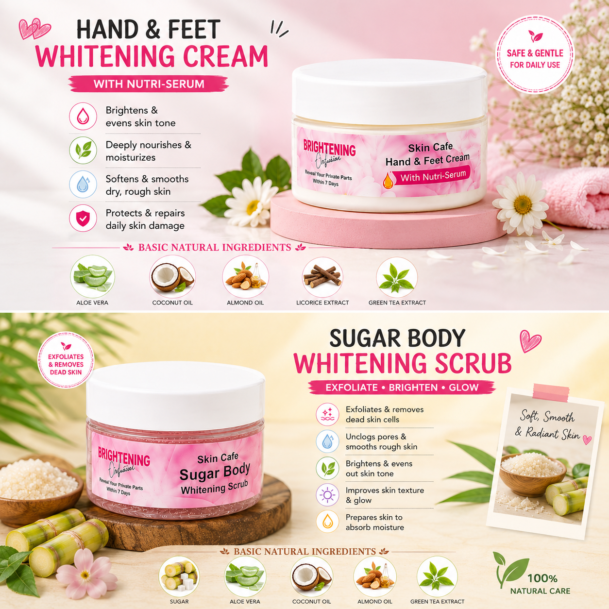 HAND FEET & BODY WHITENING BUNDLE