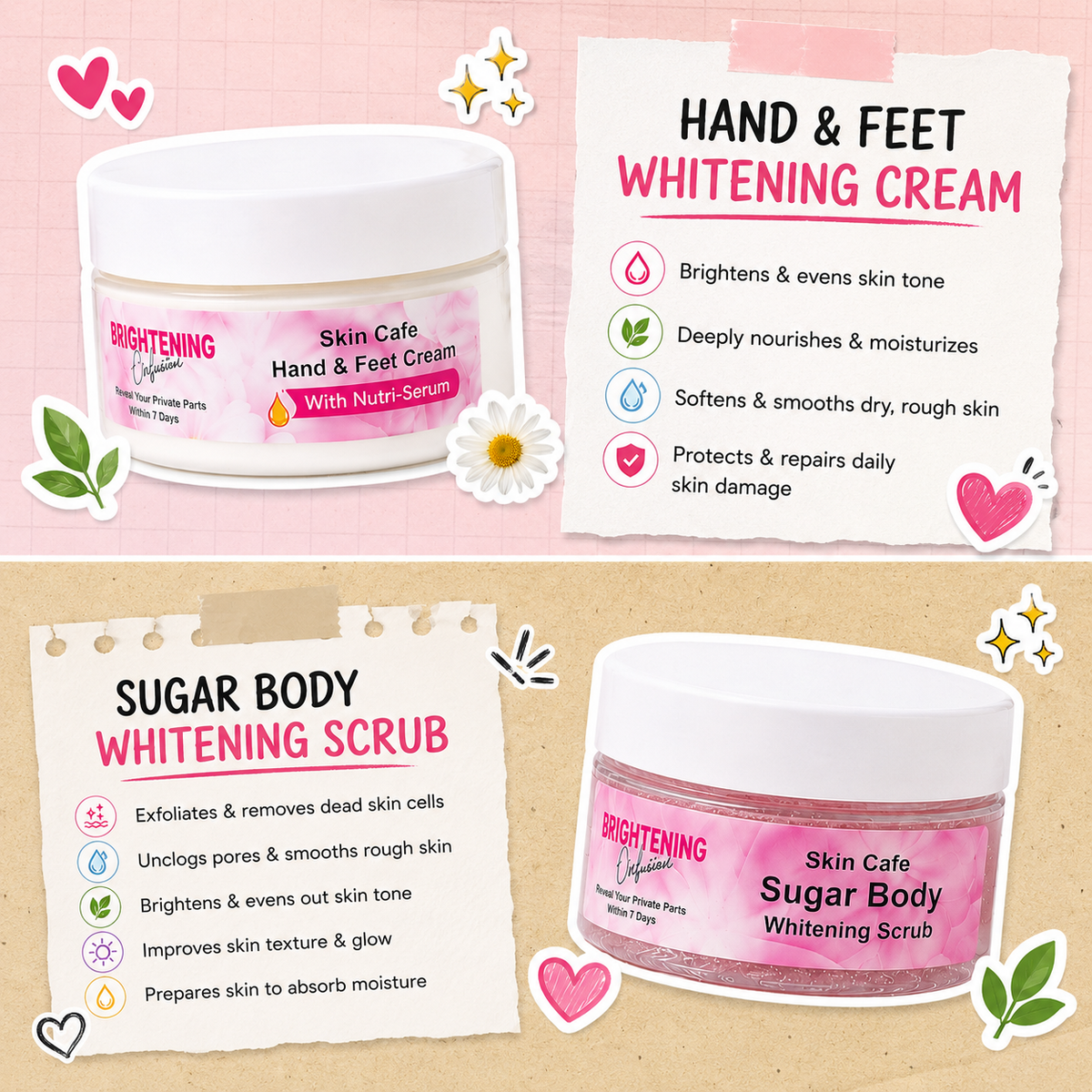 HAND FEET & BODY WHITENING BUNDLE