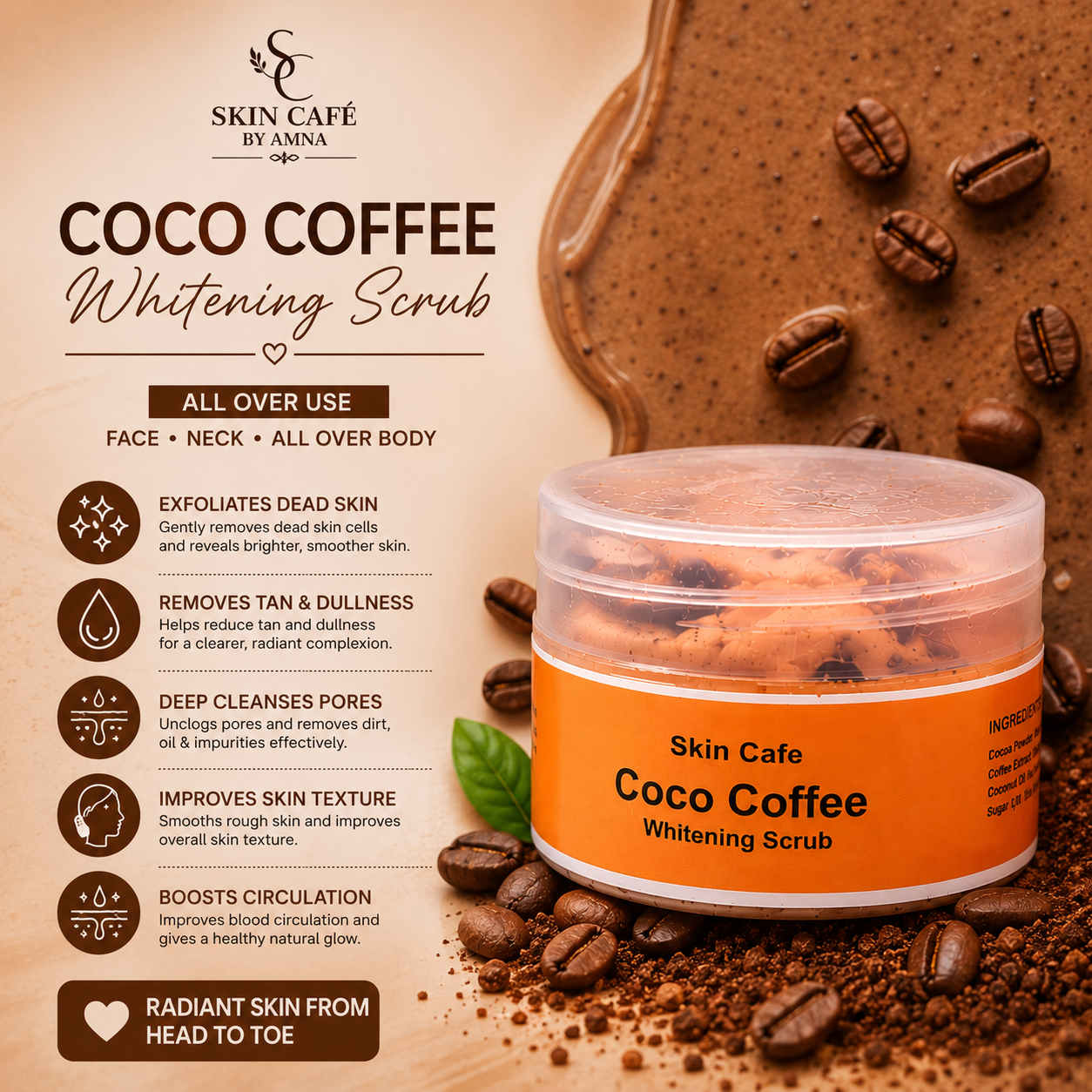 Full Body Sugar & Coffee Scrub Bundle